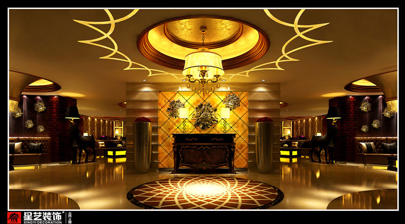 正菱酒店KTV总统包厢设计效果图第一张