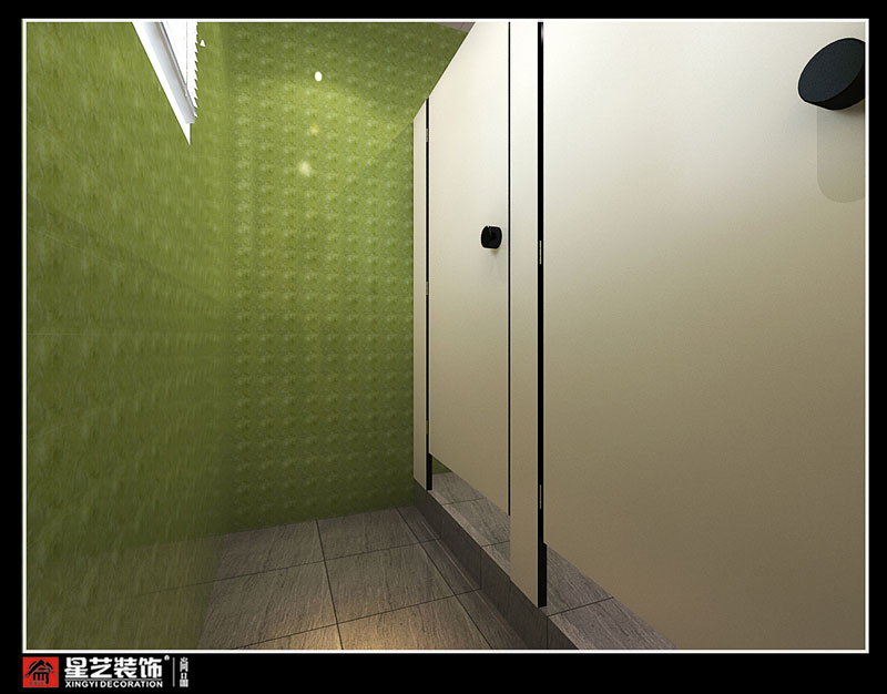 广西中青旅办公室女卫生间设计效果图